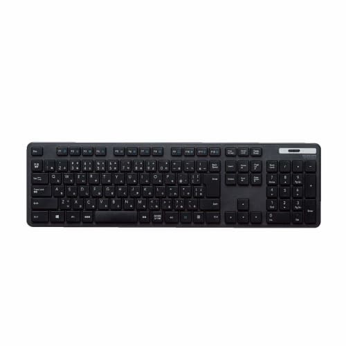 Elecom Wireless Keyboard Membrane Thin Full Keyboard Numeric Keypad Black TK-FDM110TXBK