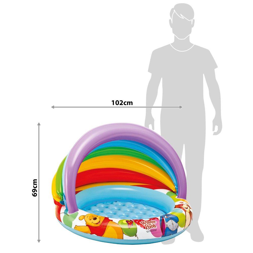 INTEX Disney Babybasseng "OLE BRUMM" 102 x 69 cm (Produktkode: 57424) [Offisielt japansk produkt]