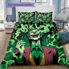 Clown Smile Bedding Set, 1 Duvet Cover & 2 Pillowcases, Suitable for Living Room, Perfect Gift for Movie Fans