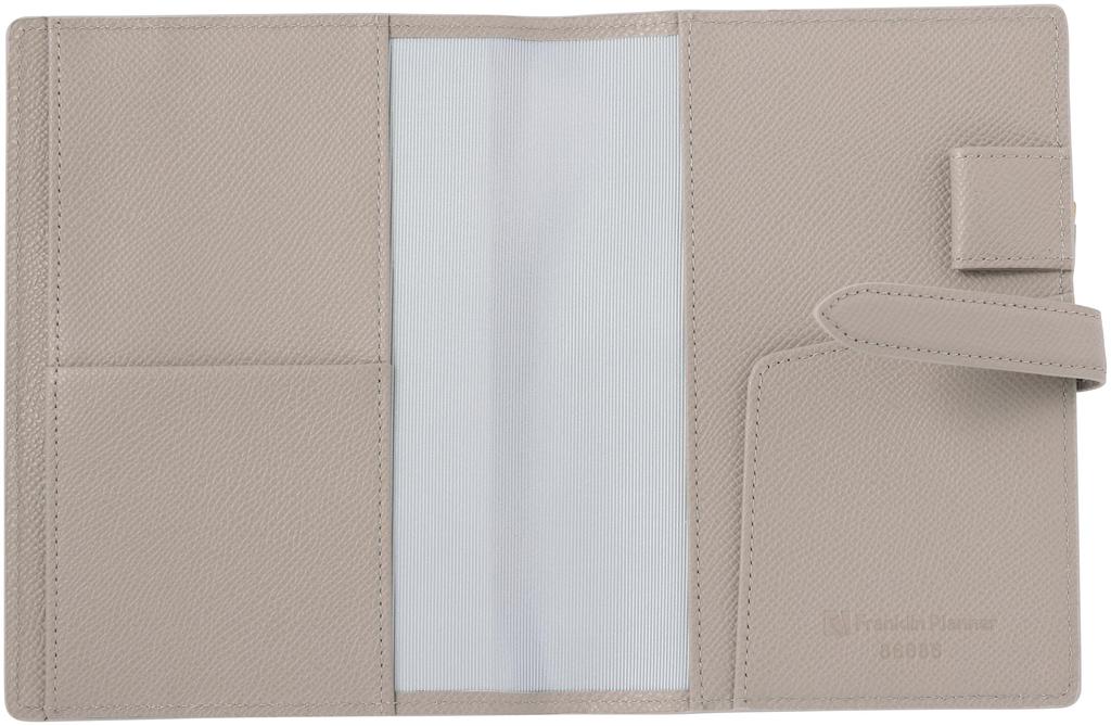 Franklin Planner Color Noblesse IV Organizer Cover, A6, Light Gray, 86686