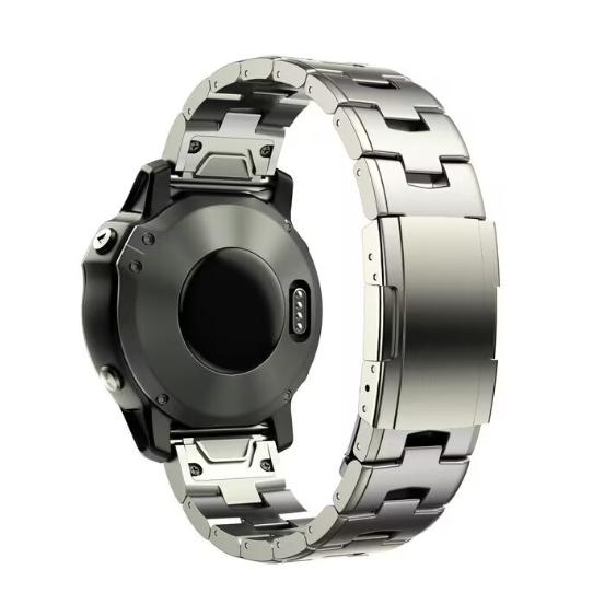 Bracelet de montre Garmin 22 mm 26 mm à ajustement rapide en métal titane pour bracelet Fenix 7X 7 6X Pro 5X Plus/Instinct/Epix
