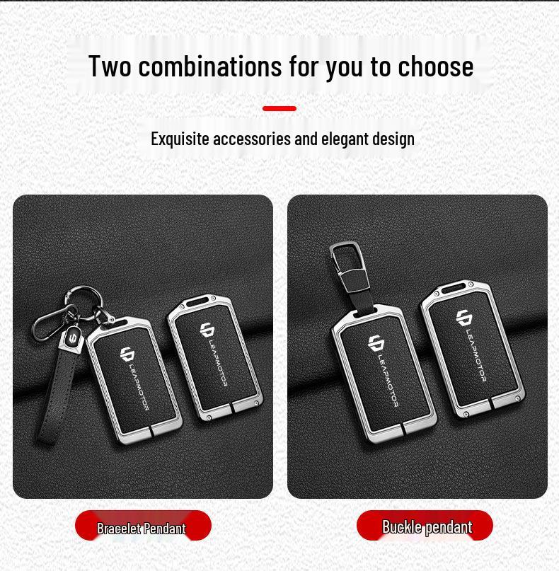 Leapmotor C16/C10/C11/B10 Card Key Holder Protective Shell with NFC & Metal Buckle