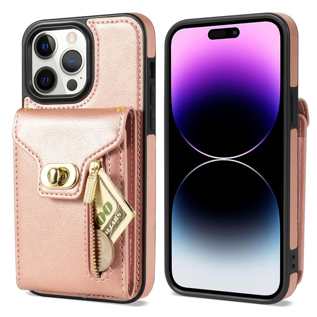 Crossbody Zipper Cards Solt Wallet Leather Case For Iphone 14 PRO MAX 15 13 12 XR XS X 7 8 Plus SE 2026 Lanyard Bag Pocket Cover