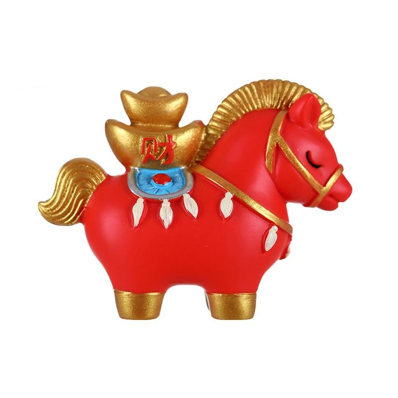 

1 шт. Полимерное украшение Праздничный подарок Талисман Креативный подарок Украшение Сувенирный подарок Домашний декор Украшение в виде лошади 1pc