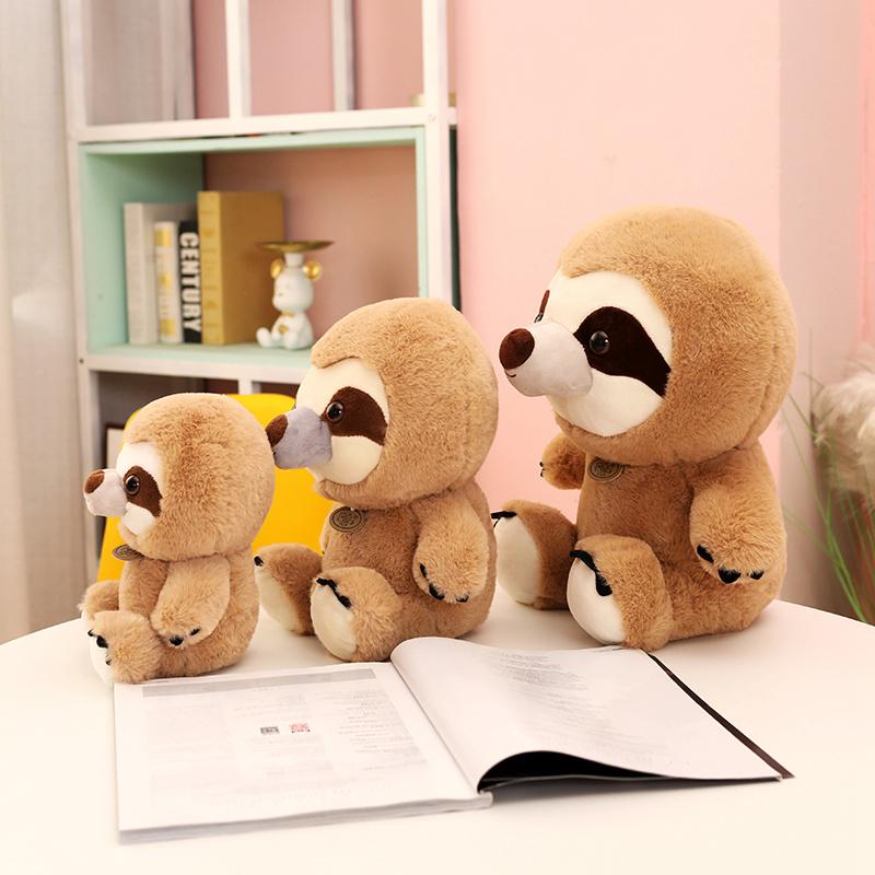 1Pc 22/30/39CM Cute Sloth Peluche Toys Stuffed Soft Animal Sloth Pillow Kawaii Toy for Birthday Xmas Gifts