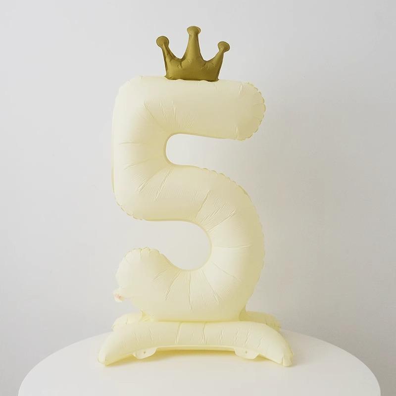 32inch Gold Rose Blue Silver Number Aluminum Film Balloons Digital Baby Shower Christmas Wedding Happy Birthday Party Decoration