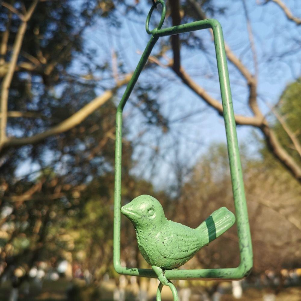 Iron Wind Chime Ornaments Vintage Hanging Decoration Craft Metal Bell Pendant  Backyard