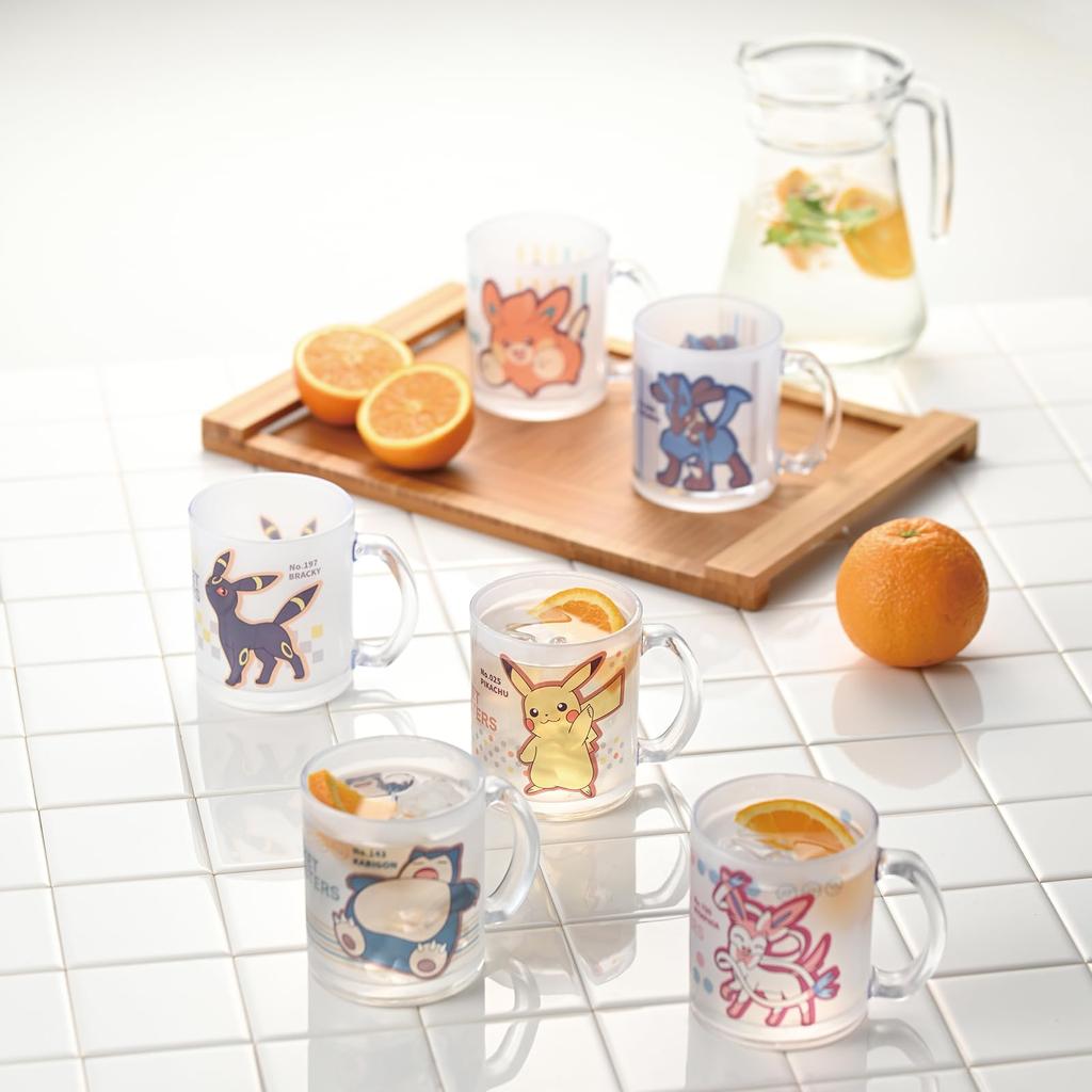 Lucario Glas Hergestellt in 145104 „Pokémon“ Tasse/Becher, ca.. 320ml, Muster, Japan,
