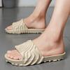Fashion Plus Big Size 46 Men Slippers Massage Couples Home Shoes Bathroom Non-Slip Men Luxury Slides Summer Beach Shoes Soft