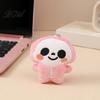 Squeaky Halloween Pendant Plush Pendant, Stuffed Skeleton Mummy Bear Keychain Toy Decorative Accessory for Backpacks Handbags Purses
