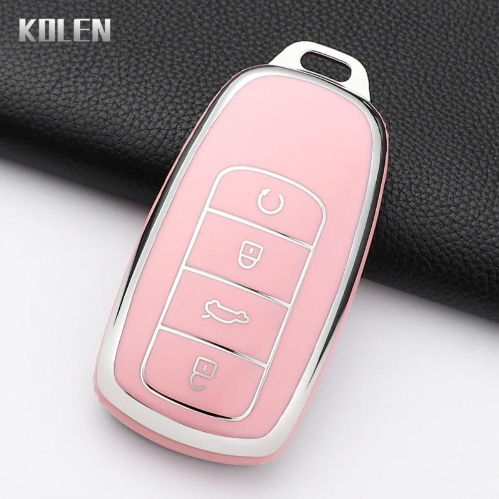 Fashion TPU Car Smart Key Case Cover for Chery Tiggo 8 Pro Tiggo 8plus New 5 Plus 7pro Chery Tiggo 7 Pro Max Omoda 5 C5 Keychain