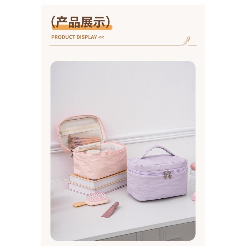 Large Capacity Waterproof Cosmetic Bag Travel Cube Makeup Organizer Bag