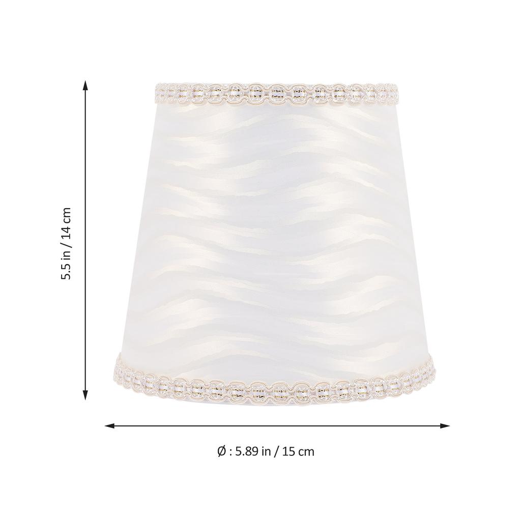 Hanging Lamp Cover Fabric Metal Sturdy Light Shade for Any Lamp Base Prevent Dazzling Warm Mood Bedroom Living Room