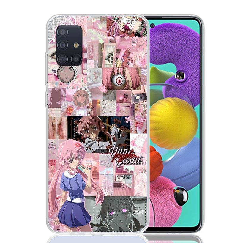 Mirai Nikki Gasai Yuno Anime Phone Case For Samsung Galaxy A52 A42 A32 A22 A12 A51 A50S A40 A30S A20E A10S A41 A31 A21S A11 A72