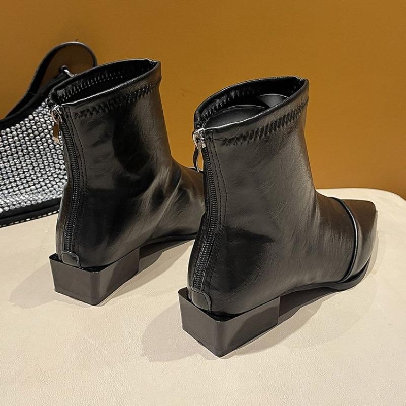 Women's Boots  New Designer Vintage Women Ankle Boots Fashion Pointed Toe Short Booties Elegant High Heels Shoes Botas Mujer