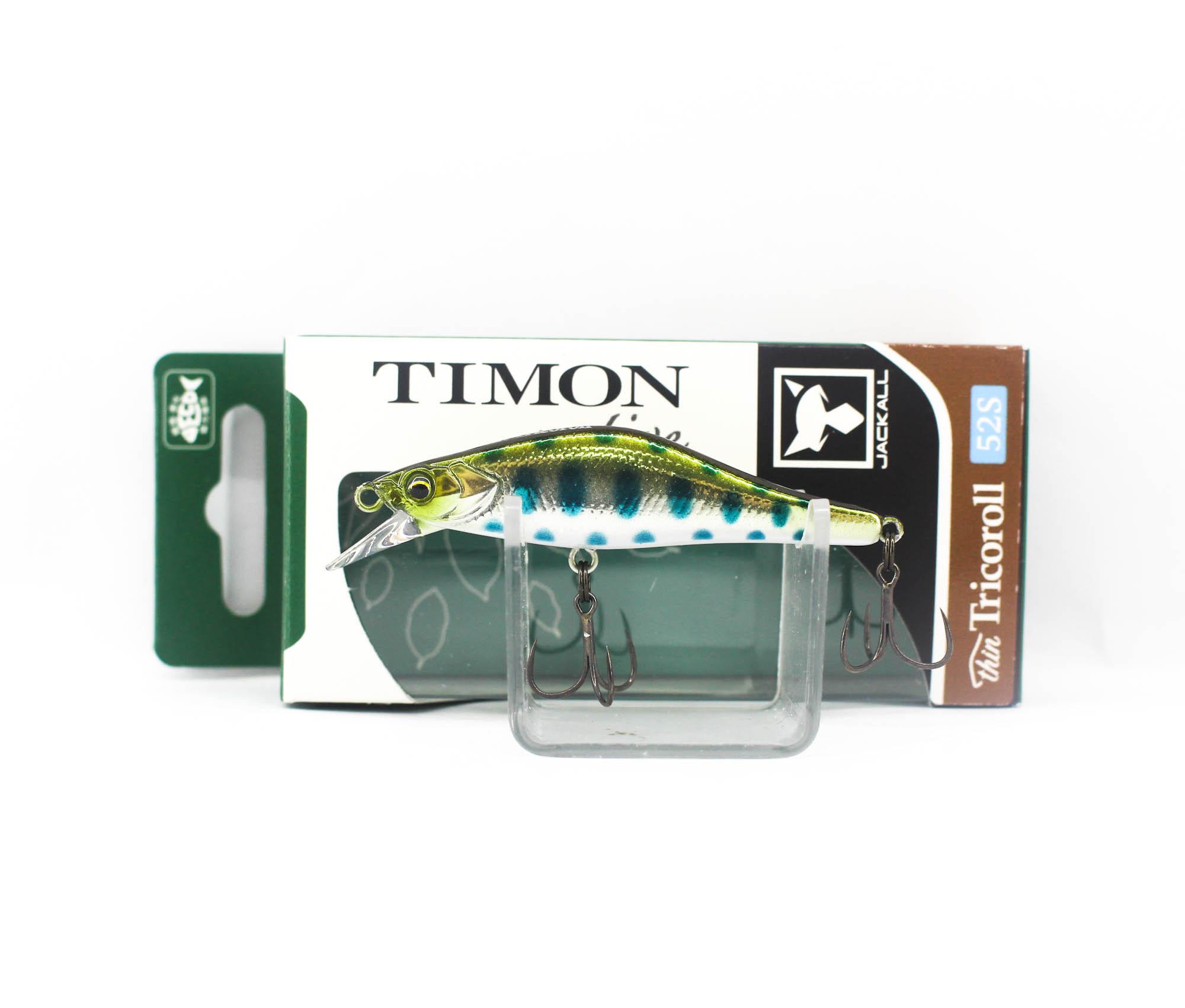 Jackall Timon Tricoroll Thin 52S Тонущая приманка Серебристый Ямаме (8264)