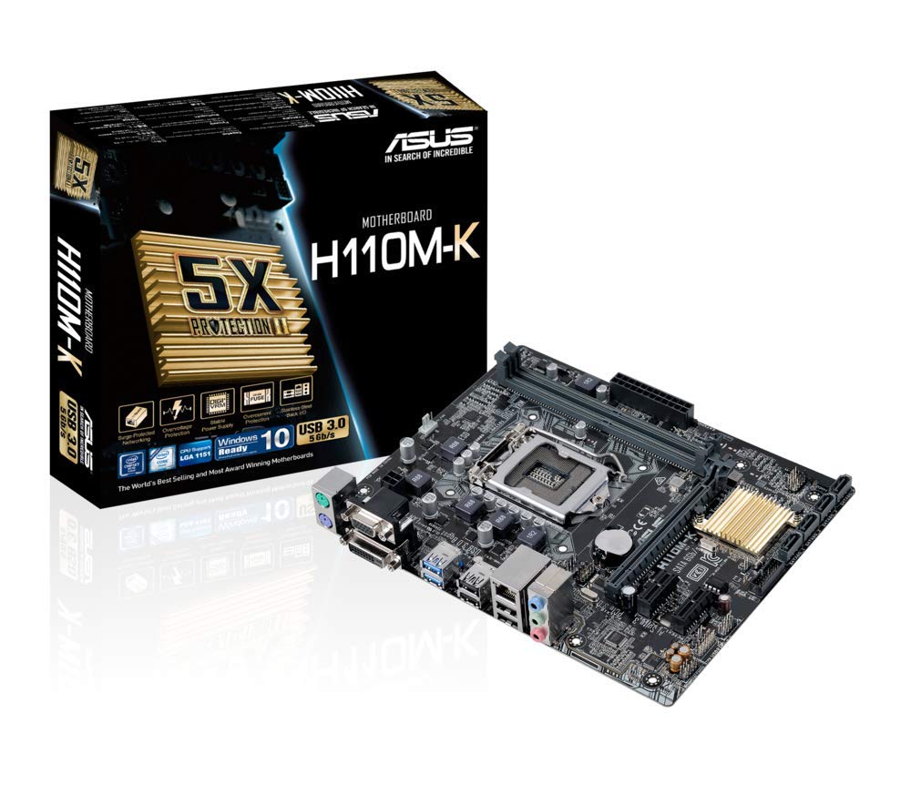 

H110M K DDR4 LGA1151 Motherbrd