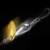 2pcs Fishing Spoons Metal Lures Hard Fishing Lures Sequin Baits for Trout Bass Spinner Baits Fishing Tackle Accessories