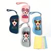 1pc Silicone Glasses Bag New Product Portable Sunglasses Storage Bag Sunglasses Glasses Storage Bag Zipper Large Capacity