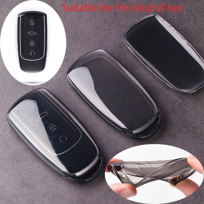Tpu Soft Key Cover Key Shell For Chery Tiggo 7 4 8 Pro Jaecoo J7 J6 J8 Omoda 5 9 C5 C9 E5 Ebro S800 S700 Phev Protective Shell