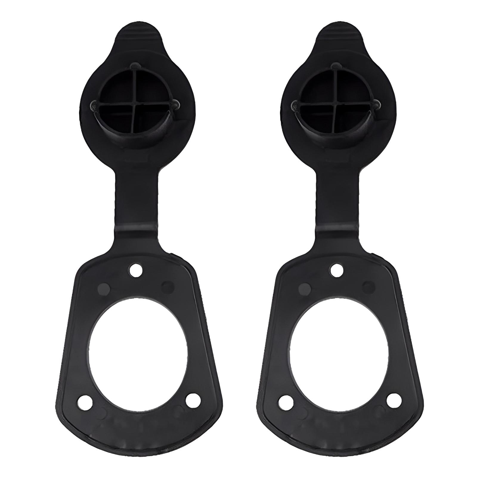 Fishing Rod Holder Covers Flush Mount Accessory PVC Flush-Mount Replacement Caps Rod Holder Gasket for Small Boats Canoes Kayaks 2Pcs