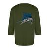Men'S Round Neck Three-Quarters Sleeve Top Casual Fashion T-Shirt