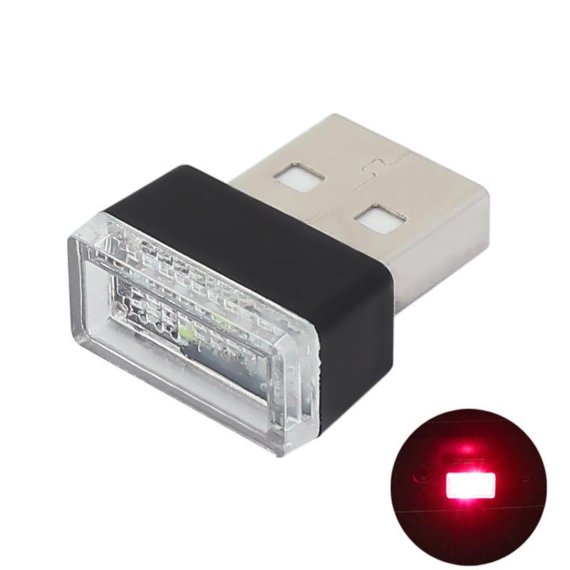 Mini USB LED Car Light Auto Interior Atmosphere Neon Atmosphere Lamp Mini Lights Emergency Lighting PC Auto Interior Accessories