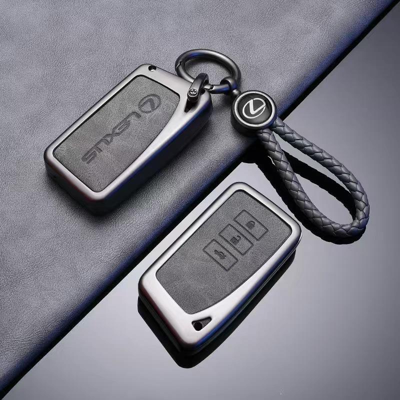 JBH4 Gun Color Car Remote Key Case Cover Shell Accessories For Lexus NX ES UX US RC LX GX IS RX 200 250h 350h LS 450h 260h 300h UX200