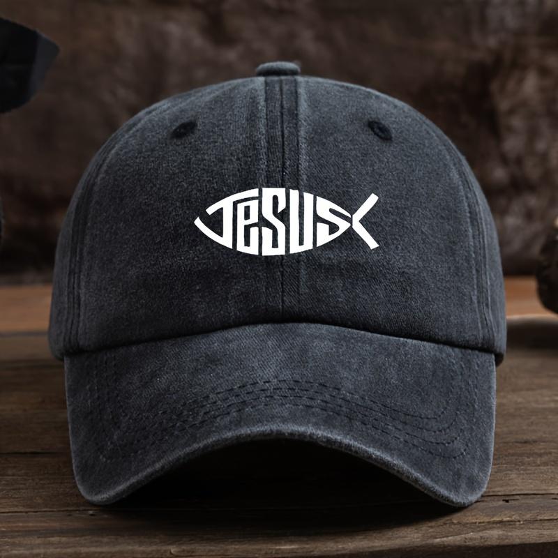 Fishbone print baseball cap, fashionable hip-hop sun hat, men's and women's outdoor travel and tourism