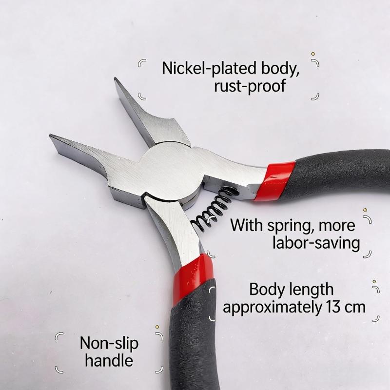 Multifunctional Wide Jaw Pliers Jewelry Making Repair Tool for Delicate Metalworking and Hobbyist Applications
