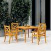 Vidaxl 5-Cz. Garden Furniture Set, Solid Acacia Wood