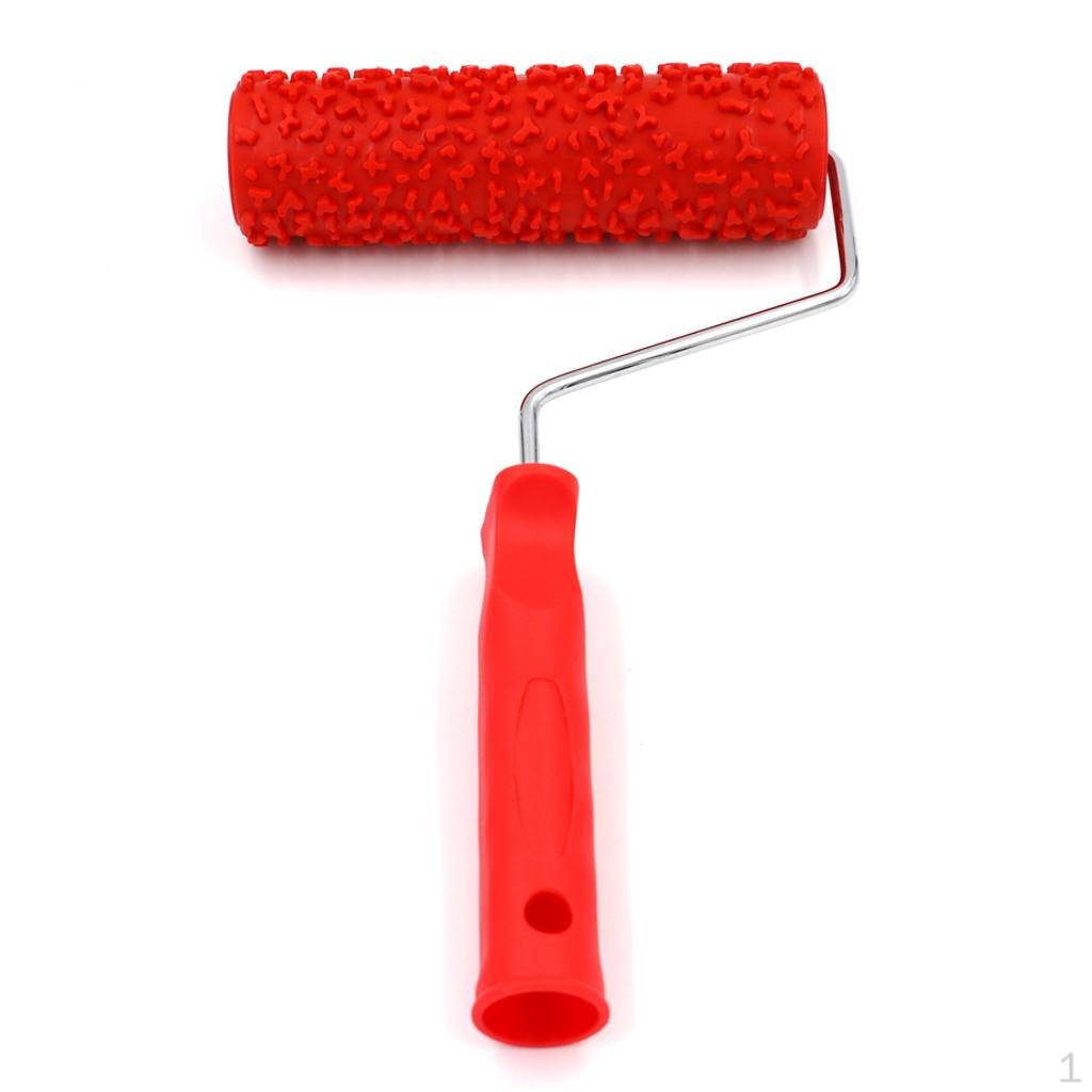 7palcové reliéfní texturované válečky na malování pro DIY zdobení stěn