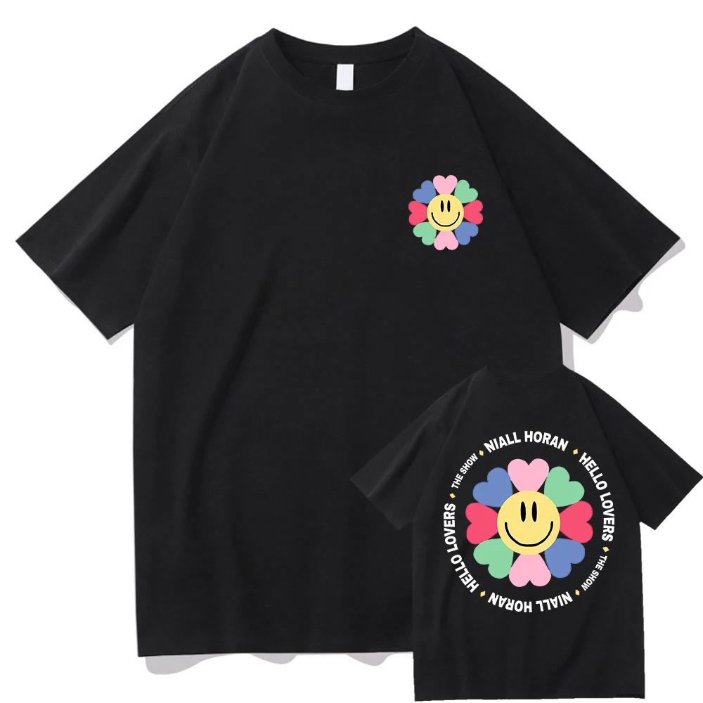 Ciao Amanti Niall Horan The Show 2024 Magliette Retro Abbigliamento Donna Estetica Harajuku T-shirt Unisex Streetwear Top in Cotone Maglietta