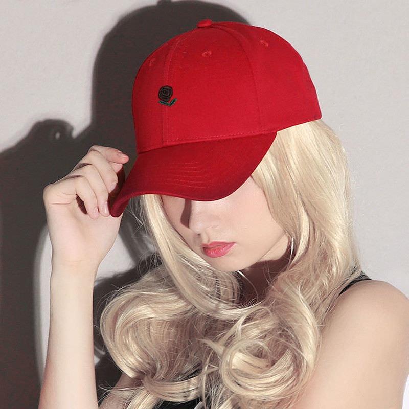 Cappellino da Baseball Snapback Premium Nuovo The Hundreds Dad Hat Ricamato con Fiore Rosa
