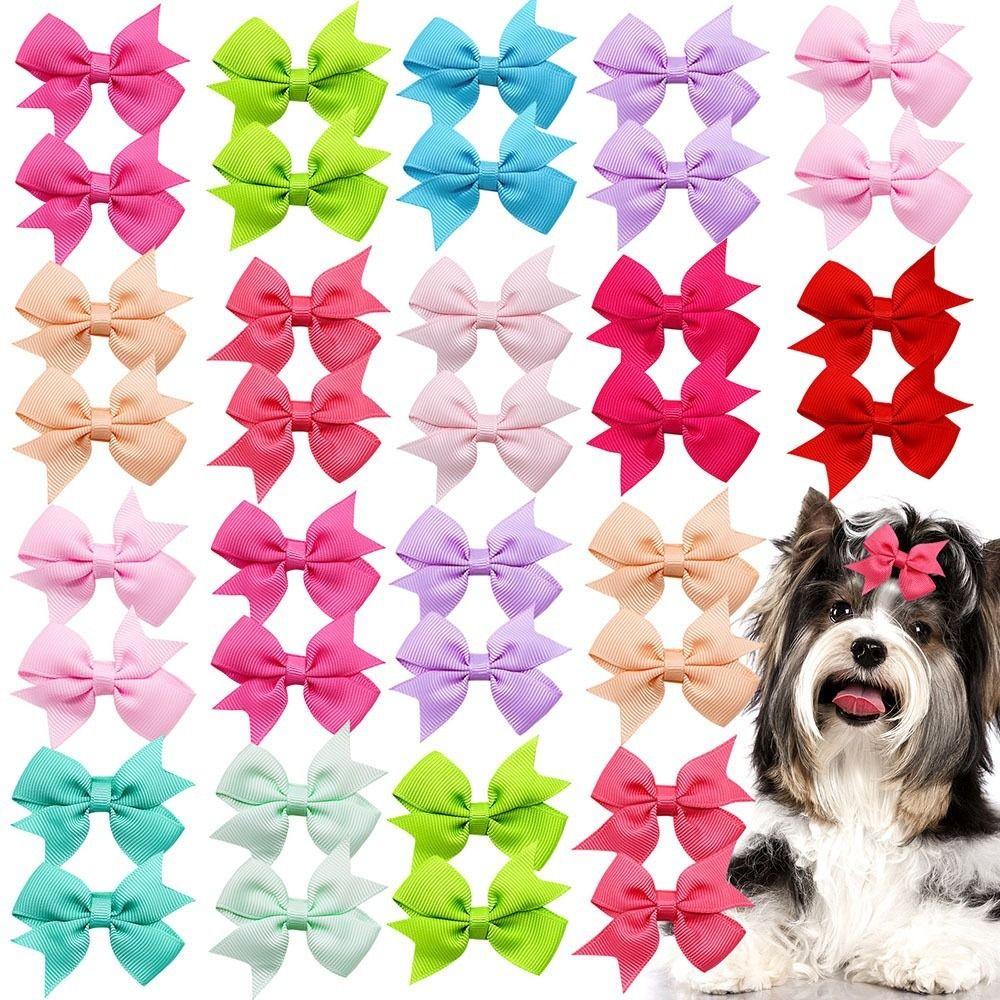 30Pcs Metal Clips Hair Bows Fully Lined Hair Accessories Lovely Children Hair Accessories For Kids