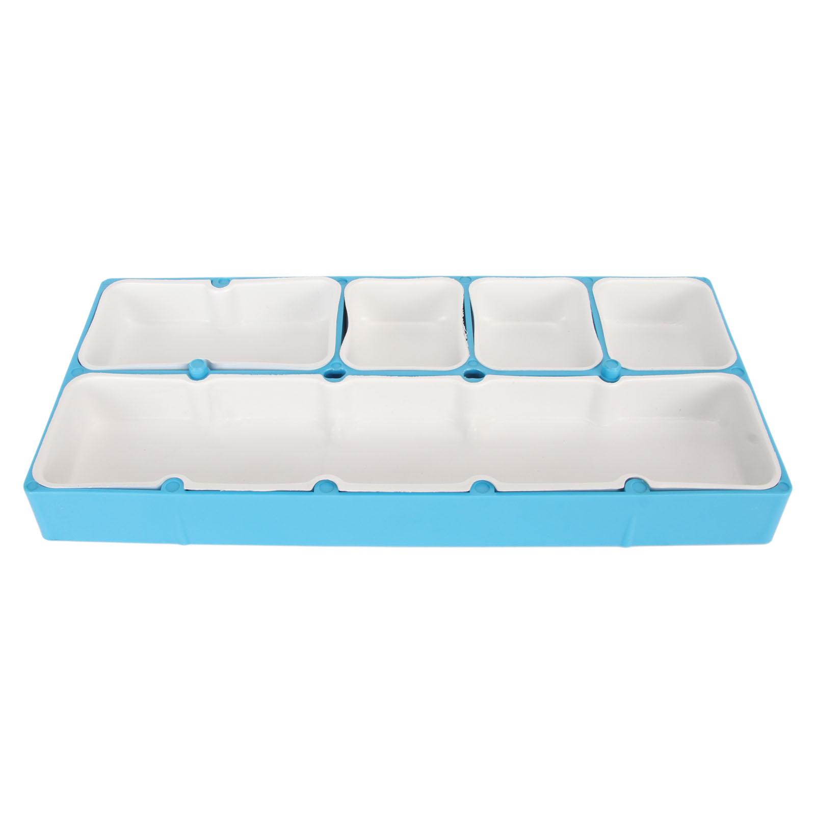 Коробка для хранения часовых деталей 5 отделений резиновая подкладка штабелируемая портативный контейнер для часовых компонентов для винтов крепежа 1490₽