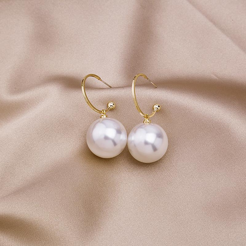Collection Of Super Flash Earrings, Exquisite Diamond Fringed Pearl Flower Stud Earrings Pendant