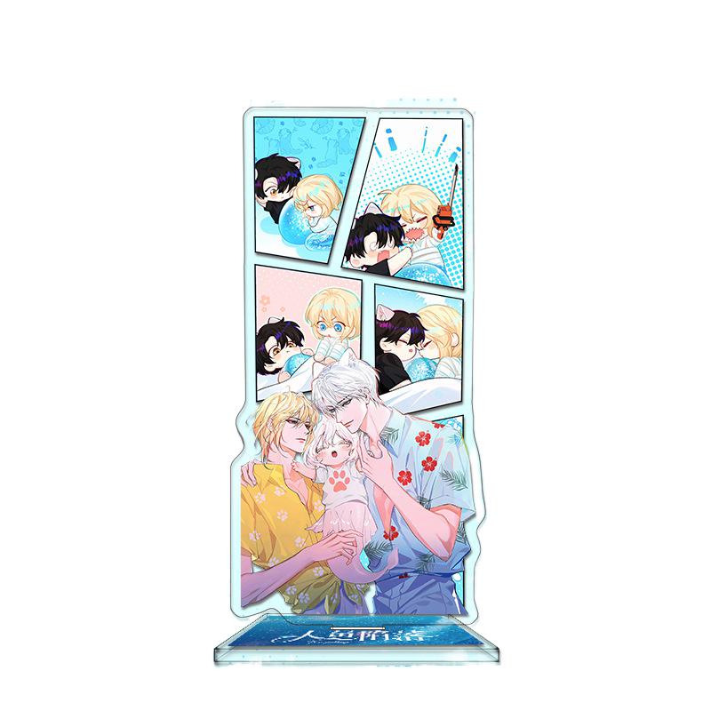 Jinyu Luoluo Series Acrylic Standing Sign HD Double-Sided Sandwich Craft White Chu Year Lanbo Rami Friends around
