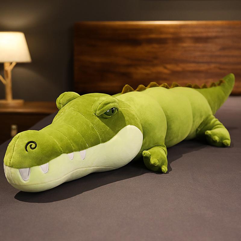 180cm Simulation Big Crocodile Plush Toys Stuffed Soft Animals Plush Long Crocodile Pillow Doll Home Decoration Gift for Kids