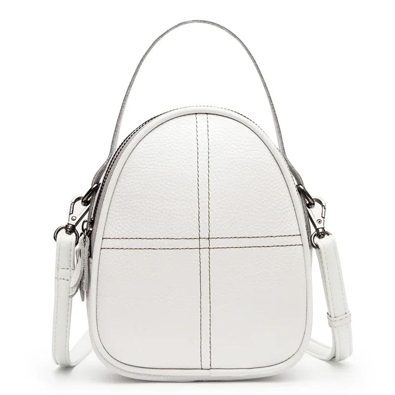 Fashionable High-end Texture Crossbody Bag Hot Sale Genuine Leather Women's Shoulder Bag Mini Mobile Phone Coin Purse Handbag
