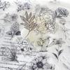 50 Blatt Schwarze, Transparente, Wasserdichte Pflanzenaufkleber, Blumen- und Pflanzenaufkleber für Scrapbooks, Tagebücher, Bastelarbeiten, Harzkunstprojekte, Planer,