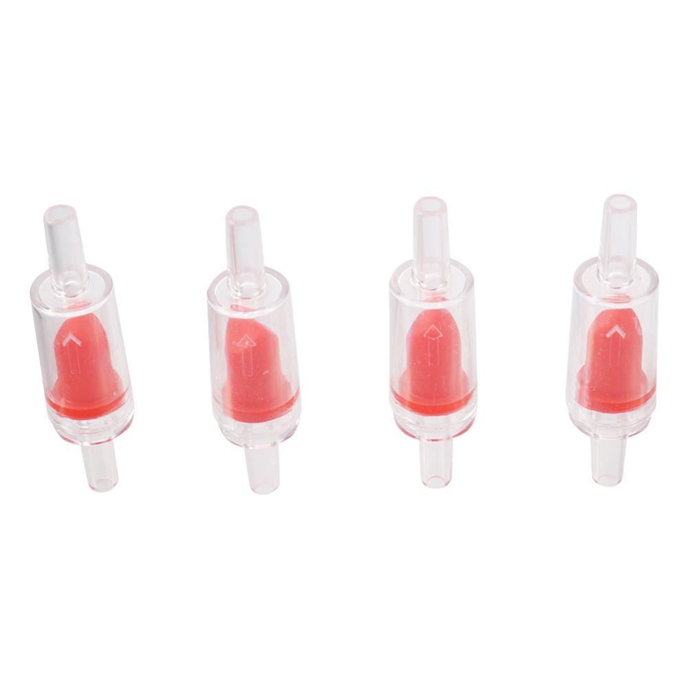 Durable 10Pcs Plastic Aquarium Non Return One Way Check Valve Air Pump CO2 System Fish Tank Increasing Oxygen Pump Accessories