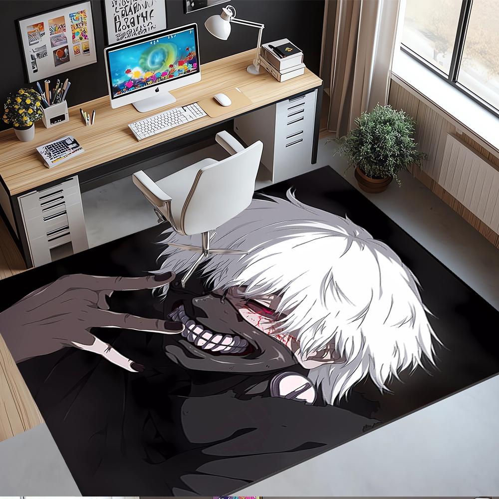 Tokyo Ghoul Printed Carpet,Rug,for Office Chair Living Room Bedroom Kitchen Room Decor Gifts.