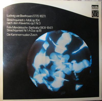 LP Record LUDWIG VAN BEETHOVEN / FELIX MENDEL - Streichquintett C-Moll, Op. 104 Nac DISCO565 Jecklin-Disco 1983 Switzerlan Classical Used