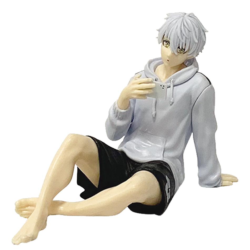 BLUE LOCK Nagi Seishiro Figurka Anime Białe Włosy Shinji Piłka Nożna Model Statua Kolekcjonerska Boże Narodzenie Prezent Dekoracje