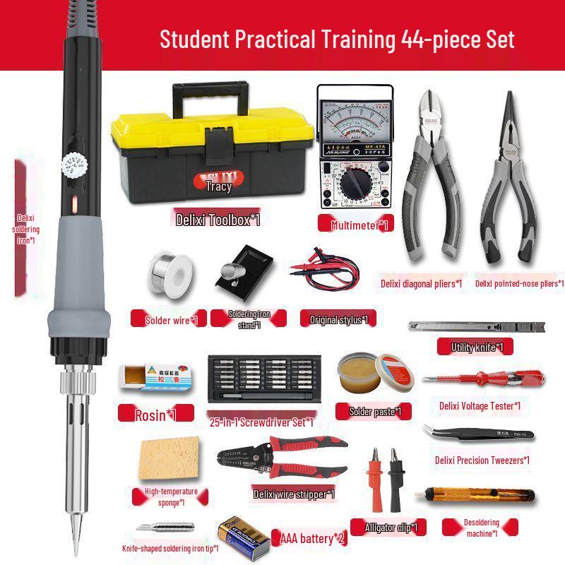 Complete Electrician Tool Kit with Multimeter for Students & Home Repair