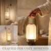 Wireless Rechargeable Table Lamp Dimmable Night Light with Handle USB Portable lanterns are suitable for living rooms, bedrooms, dining rooms, and