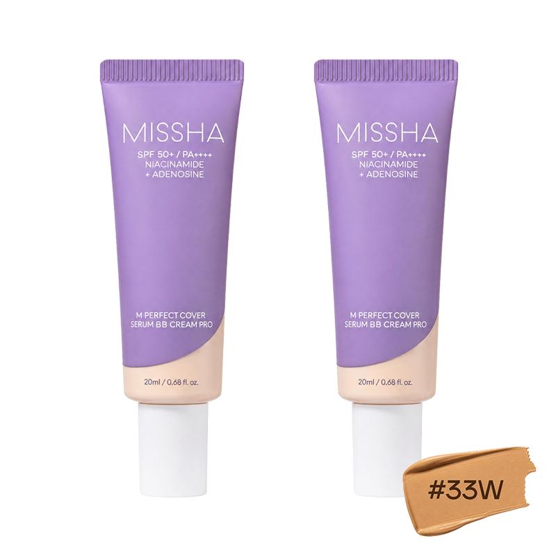 [Cardi B’s Pick] MISSHA M Perfect Cover Serum BB Cream Pro 20ml  SPF50+ PA++++ (35 Options)