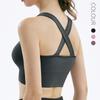 Women's Push-Up Shockproof Front Zip Sports Bra - Beautiful Back Support for Running, Fitness, Yoga