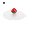 New Transparent Cartoon Cute Silicone Cup Cover Heat-resistant Leak Proof Sealed Lids Cap Dustproof Cup Cover